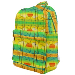 Birds Beach Sun Abstract Pattern Classic Backpack