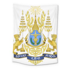 Coat Of Arms Of Cambodia Medium Tapestry by abbeyz71