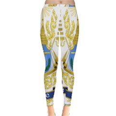 Coat Of Arms Of Cambodia Inside Out Leggings by abbeyz71
