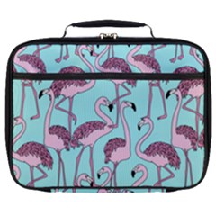 Flemish Rosa Birds Nature Fauna Flamenco Full Print Lunch Bag by HermanTelo