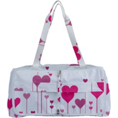 Heart Rosa Love Valentine Pink Multi Function Bag by HermanTelo