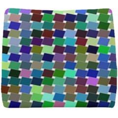 Geometric Background Colorful Seat Cushion by HermanTelo