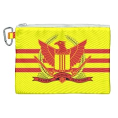 War Flag Of South Vietnam Canvas Cosmetic Bag (xl) by abbeyz71