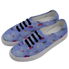 Ladybug Blue Nature Men s Classic Low Top Sneakers by HermanTelo