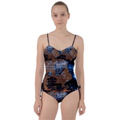 Landscape Woman Magic Evening Sweetheart Tankini Set