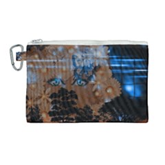 Landscape Woman Magic Evening Canvas Cosmetic Bag (large) by HermanTelo