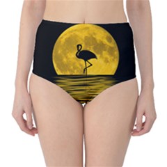 Moon Reflection Flamenco Animal Classic High-waist Bikini Bottoms