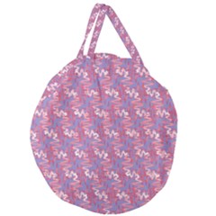 Pattern Abstract Squiggles Gliftex Giant Round Zipper Tote