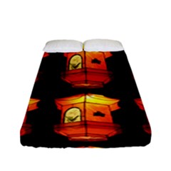 Paper Lantern Chinese Celebration Fitted Sheet (Full/ Double Size)