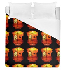 Paper Lantern Chinese Celebration Duvet Cover (queen Size)