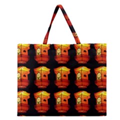 Paper Lantern Chinese Celebration Zipper Large Tote Bag by HermanTelo