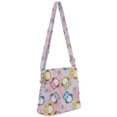 Owl Bird Cute Pattern Background Zipper Messenger Bag