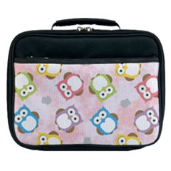 Owl Bird Cute Pattern Background Lunch Bag