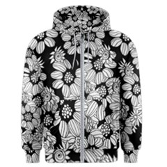 Mandala Calming Coloring Page Men s Zipper Hoodie by HermanTelo