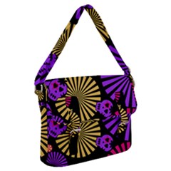 Seamless Halloween Day Dead Buckle Messenger Bag by HermanTelo