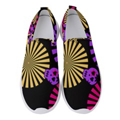 Seamless Halloween Day Dead Women s Slip On Sneakers