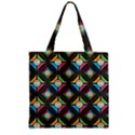 Pattern Pastels Background Zipper Grocery Tote Bag View1