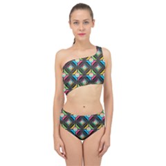 Pattern Pastels Background Spliced Up Two Piece Swimsuit by HermanTelo