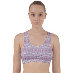 Seamless Pattern Background Back Weave Sports Bra