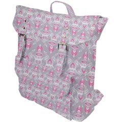 Seamless Pattern Background Buckle Up Backpack