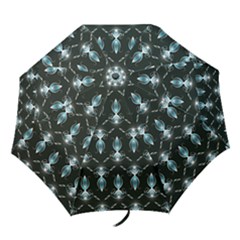 Seamless Pattern Background Black Folding Umbrellas