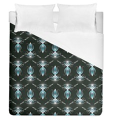 Seamless Pattern Background Black Duvet Cover (Queen Size)