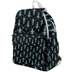 Seamless Pattern Background Black Top Flap Backpack