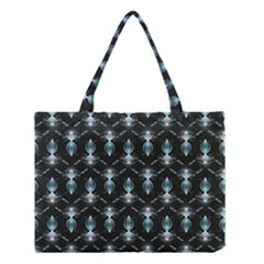 Seamless Pattern Background Black Medium Tote Bag