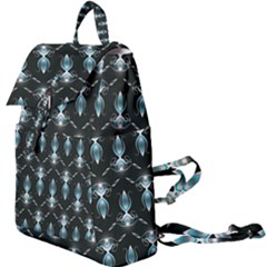 Seamless Pattern Background Black Buckle Everyday Backpack