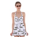 Snake Cobra Reptile Poisonous Halter Dress Swimsuit  View1