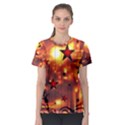 Star Radio Light Effects Magic Women s Sport Mesh Tee View1