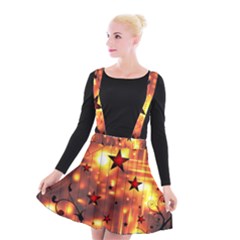 Star Radio Light Effects Magic Suspender Skater Skirt by HermanTelo