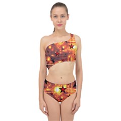 Star Radio Light Effects Magic Spliced Up Two Piece Swimsuit by HermanTelo