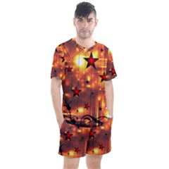 Star Radio Light Effects Magic Men s Mesh Tee And Shorts Set