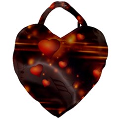 Valentine Day Love Heart Giant Heart Shaped Tote by HermanTelo