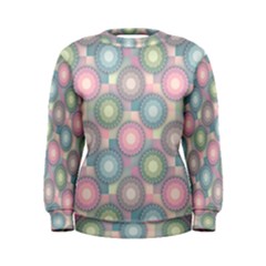 Seamless Pattern Pastels Background Women s Sweatshirt by HermanTelo