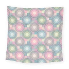 Seamless Pattern Pastels Background Square Tapestry (large) by HermanTelo