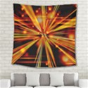 Zoom Effect Explosion Fire Sparks Square Tapestry (Large) View2