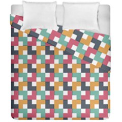 Abstract Geometric Duvet Cover Double Side (california King Size)