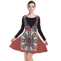Grateful Dead Pacific Northwest Cover Plunge Pinafore Dress by Sapixe