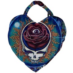 Grateful Dead Ahead Of Their Time Giant Heart Shaped Tote