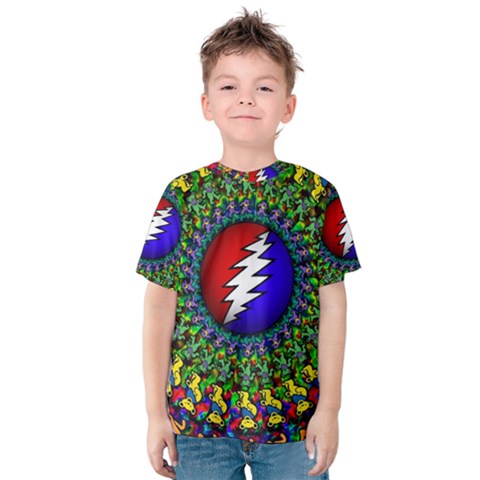 Grateful Dead Kids  Cotton Tee by Sapixe