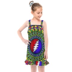 Grateful Dead Kids  Overall Dress by Sapixe