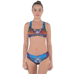 Grateful Dead Wallpapers Criss Cross Bikini Set by Sapixe