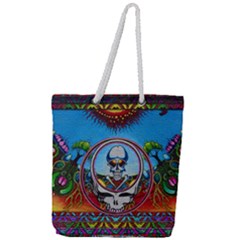 Grateful Dead Wallpapers Full Print Rope Handle Tote (large)