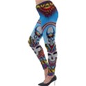 Grateful Dead Wallpapers Lightweight Velour Leggings View3