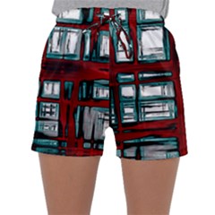 Abstract Color Background Form Sleepwear Shorts