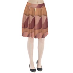Autumn Copper Gradients Pleated Skirt