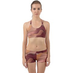 Autumn Copper Gradients Back Web Gym Set