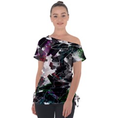 Abstract Science Fiction Tie-up Tee